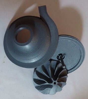Centrifugal Compressor  impeller | 3d print model