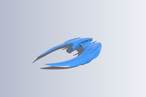 Cylon raider ship | 3d print model