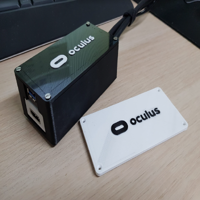 Oculus Rift S - 10m_32f Cable Extender BreakOut Box with Tutorial! | 3d print model