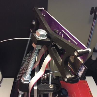 LCD RepRapDiscount Smart Controller holder for i3 rework | 3d print model