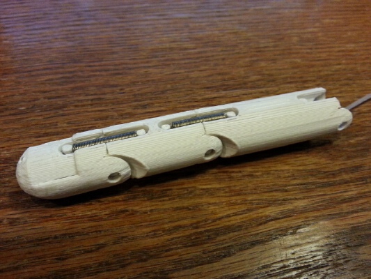 Finger, Robotic, Modular, pull string actuated | 3d print model
