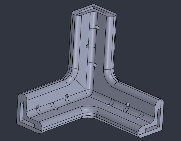 L-shaped 3_4" metal angle bars corner unions and accessories