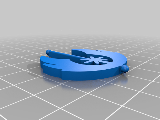 Snap Fit Ornament with Spinner Inserts | 3d print model