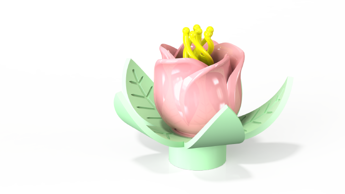 Flower twist stamen | 3d print model