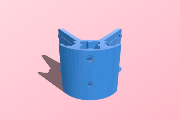 kossel frame motor separate version | 3d print model