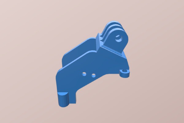 Tron 80 Nano Cam Mount | 3d print model
