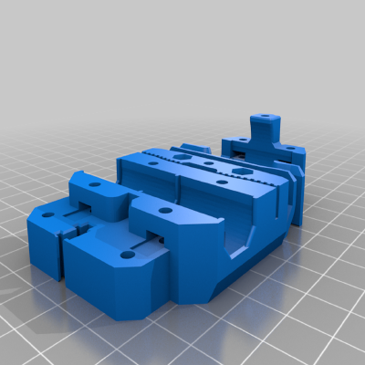 Bear Extruder X Carriage for Anet A8, AM8 46.4mm rods | 3d print model