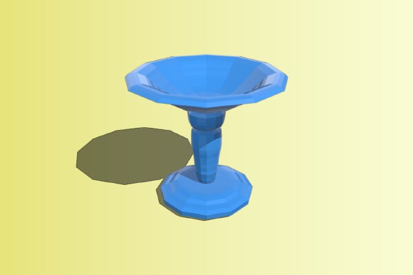 bird bath | 3d print model