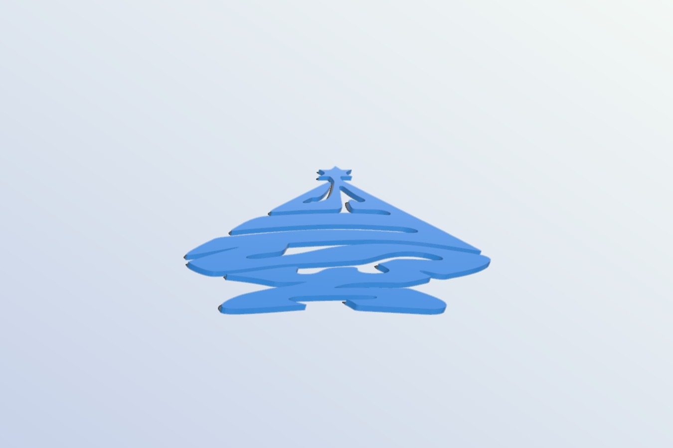 Jesus Christmas Tree Ornament