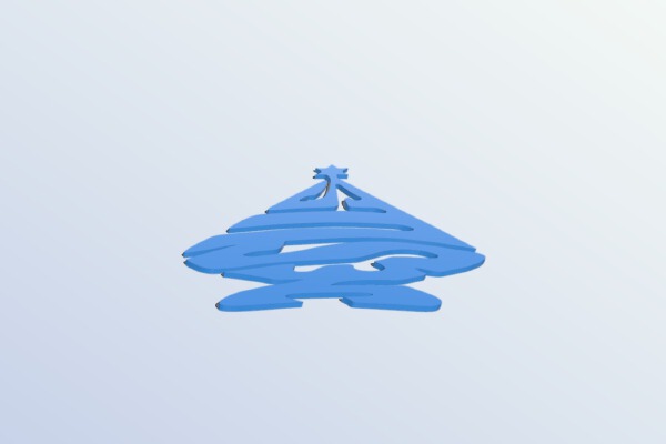 Jesus Christmas Tree Ornament | 3d print model