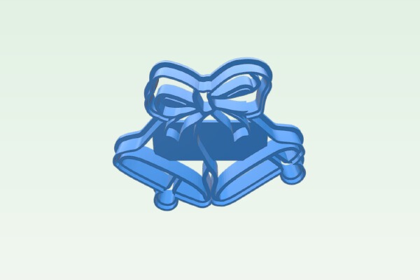 Christmas Bells Cookie Cutter | 3d print model