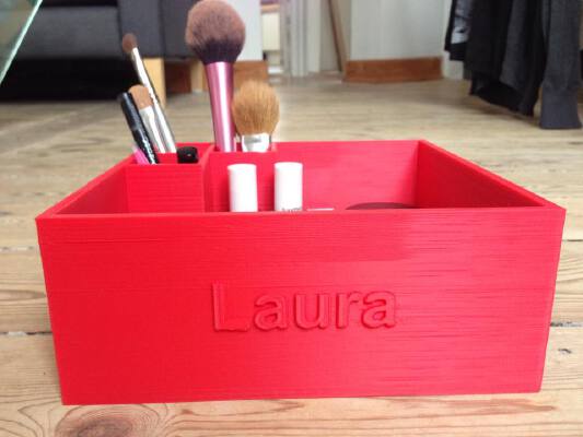Makeup Box for keeping your makeup nice and neat! | 3d print model