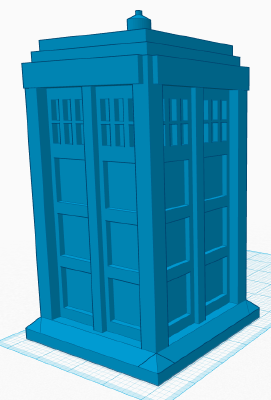TARDIS Coaster Set | 3d print model