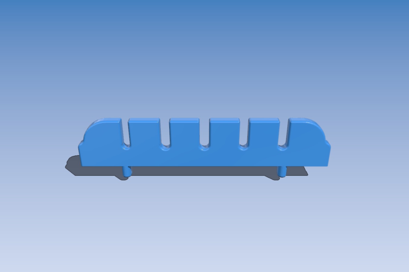 Spatula holder for IKEA SKADIS (SKÅDIS) pegboard, 5 spatula