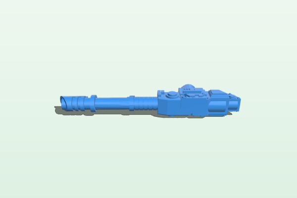top mounted las cannons | 3d print model