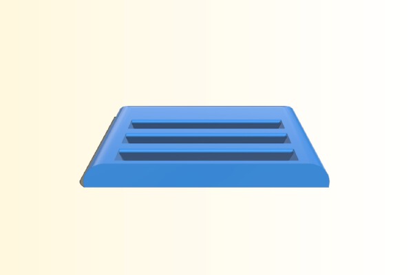 LED Nightlight Louver | 3d print model