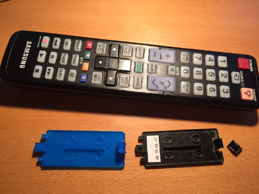Samsung BN59-01040A Remote Control Battery Cover | 3d print model