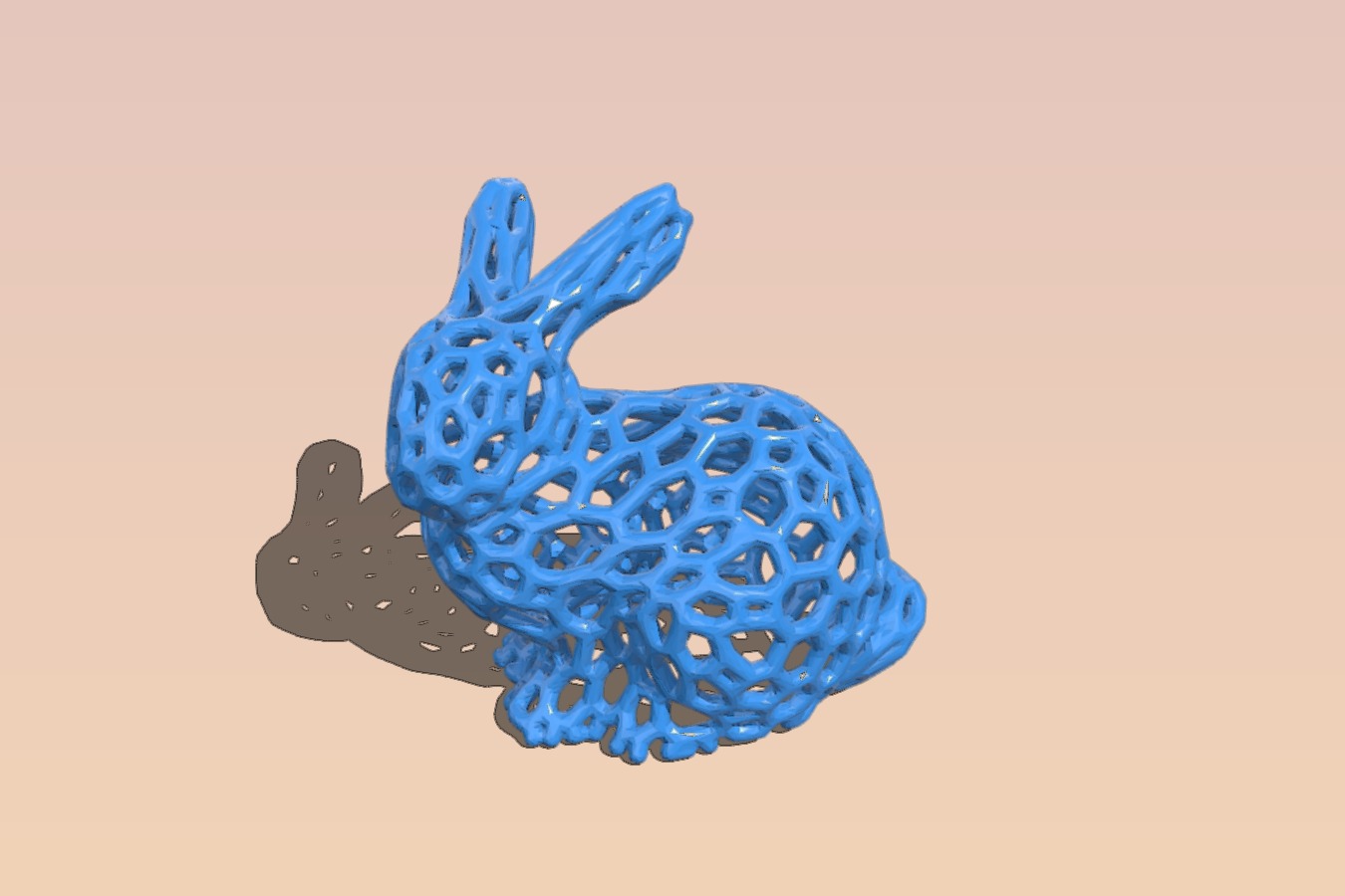 Voronoi Bunny