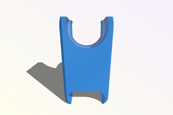 Flashlight mount for Inmotion V5_V5+_V5F_V5F+_V5D handle | 3d print model