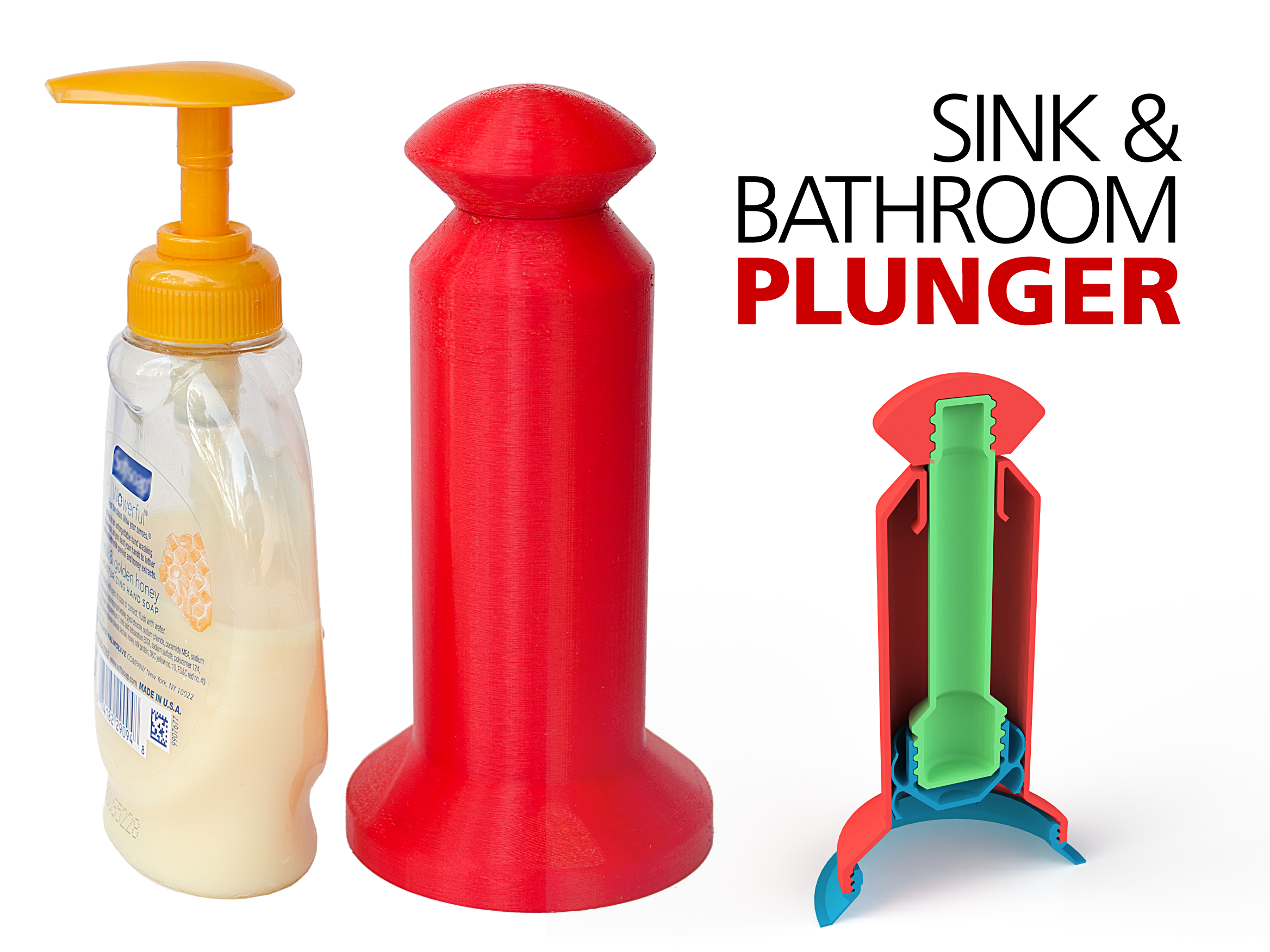 Sink & Bathroom Plunger