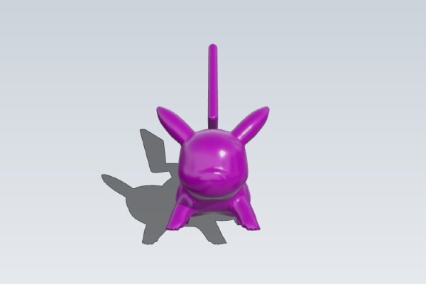 Pikachu reworked tail | 3d print model