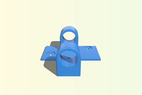 Fabrikator 2 Mini Articulated Lamp Mount | 3d print model