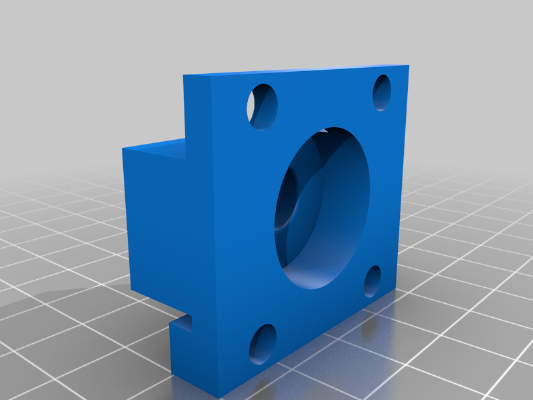 Remix of adafruit's bearing and motor mount for 900mm rails | 3d print model