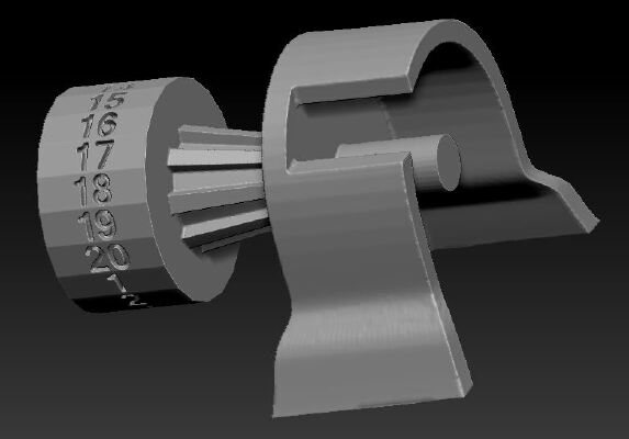 20 Wound Counter | 3d print model