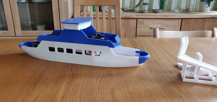 Double Ender Train_Car Ferry | 3d print model