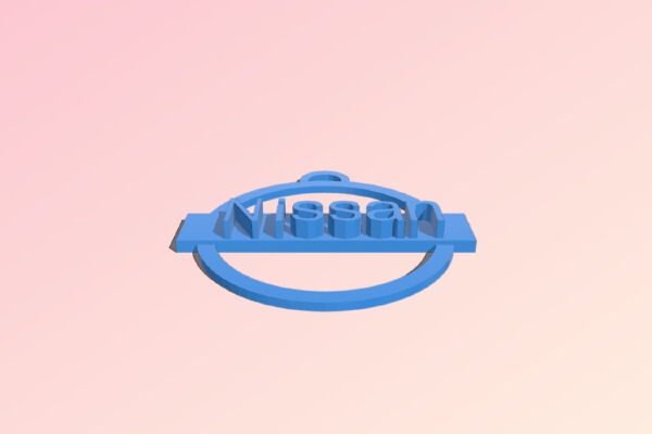 Nissan Key Chain For Keys | 3d print model