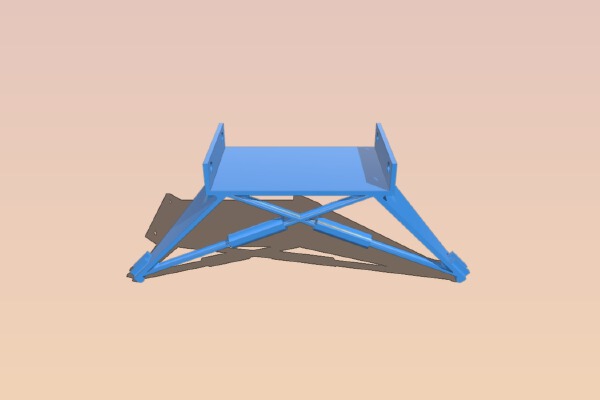 RC Plane Bodied Suspended Landing Gear | 3d print model