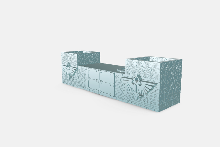 Warhammer Brick Building | 3d print model