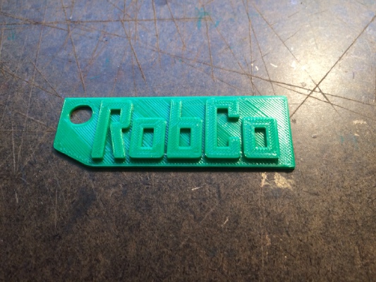 Fallout - RobCo Keychain and Emblem | 3d print model