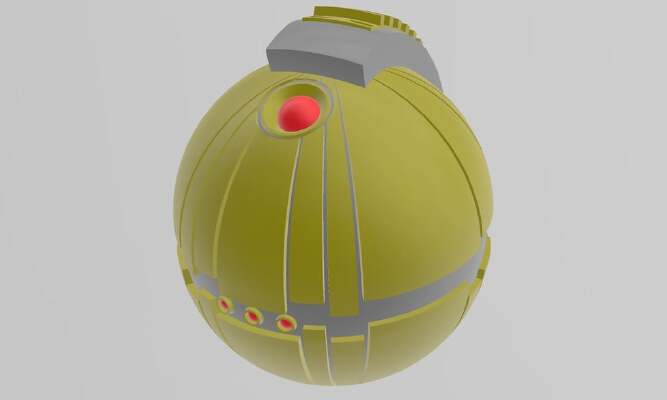 Multi-Material Star Wars Thermal Detonator | 3d print model