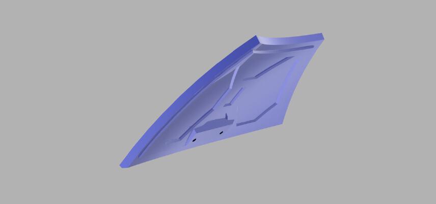 R2D2 Dome Pie Panel Hinge | 3d print model