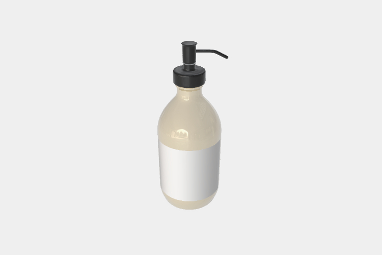 Spray Hair Care Bottle Mockup
