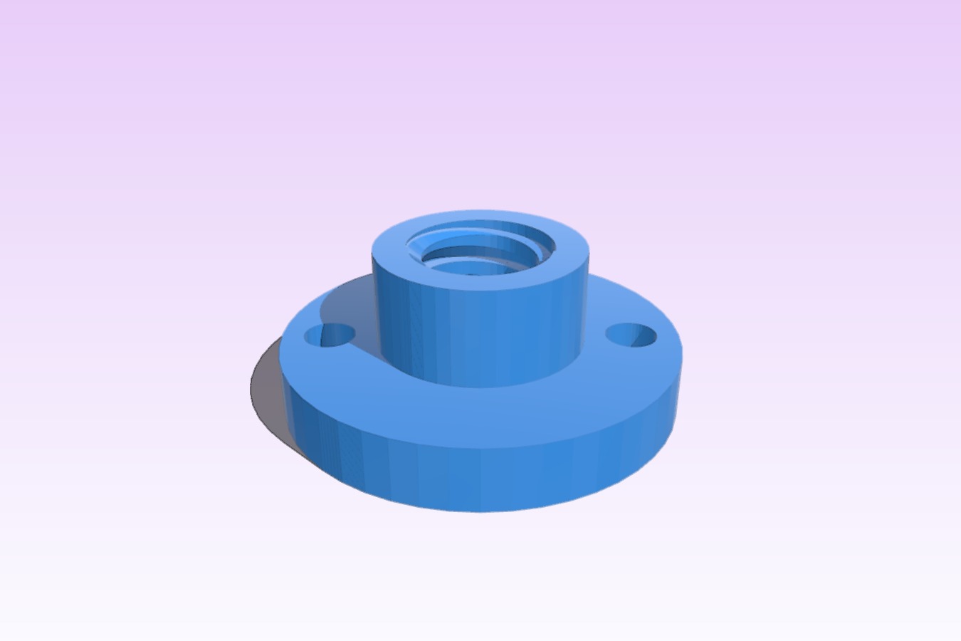 Prusa i3 mk2 Tr nut for 2mm pitch lead screw