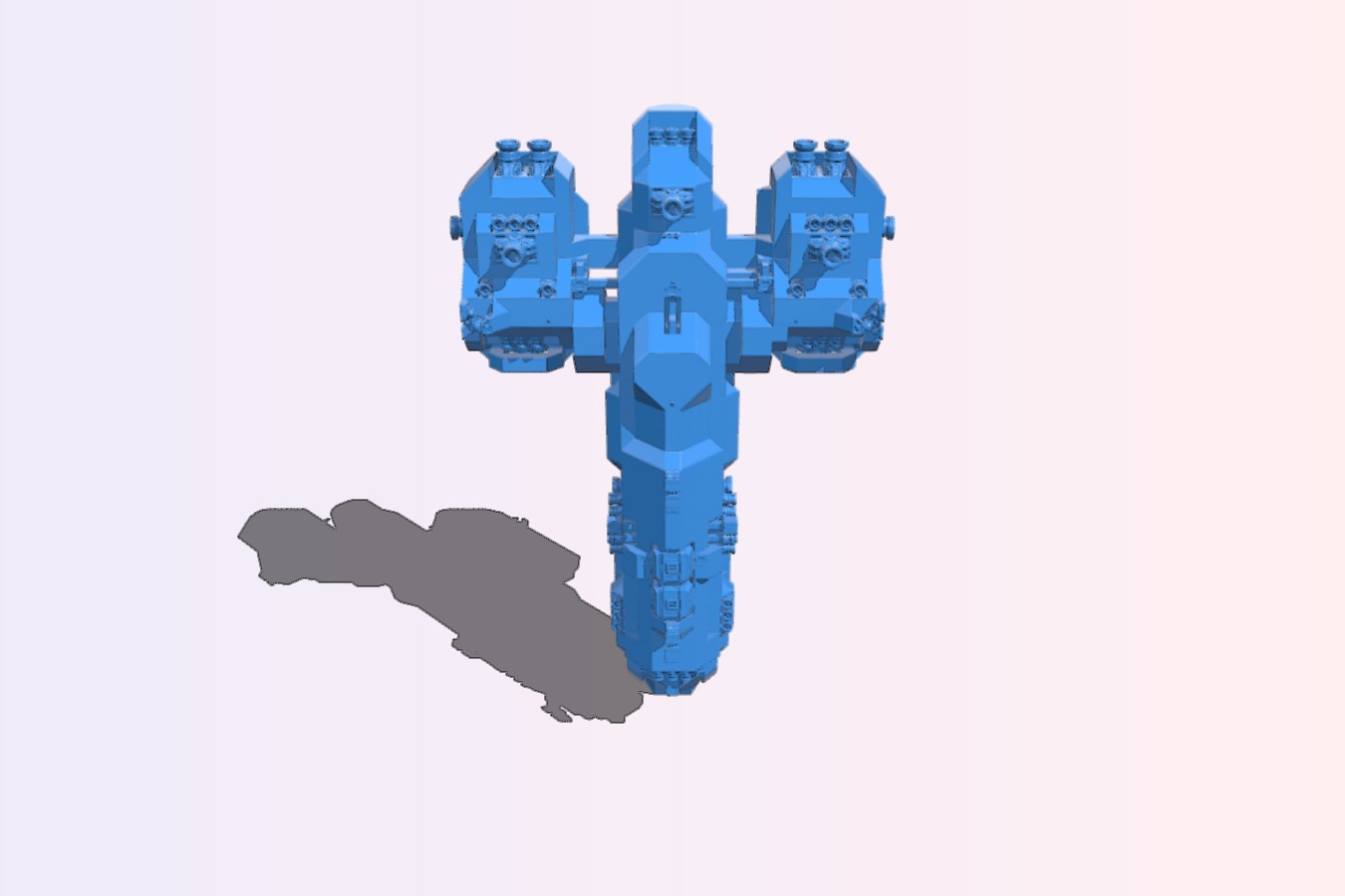 Space Engineers Red Ship