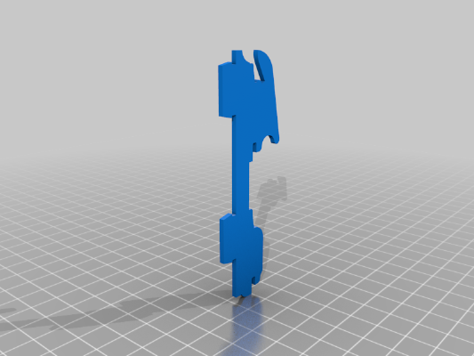 Slotted Pegboard Modular Double Clip | 3d print model