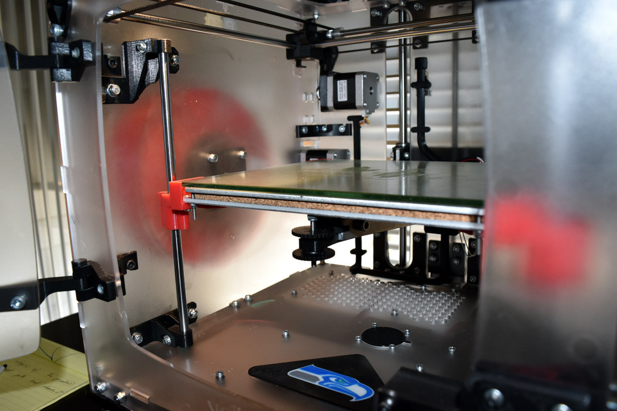 Side Support for K8400 Print Bed