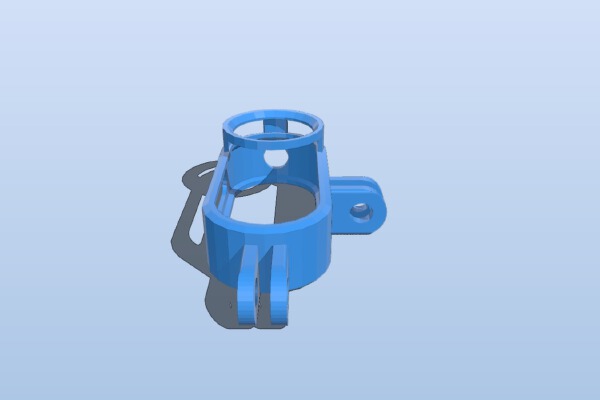 INSTA 360 GO 2_ GO PRO STYLE MOUNT | 3d print model