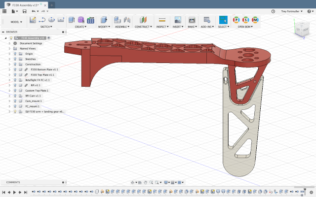 ROSflight F330 Designs | 3d print model