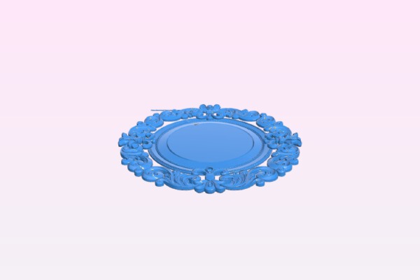 Picture round frame or mirror | 3d print model