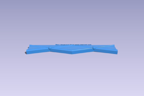 Table and chair pattern | 3d print model