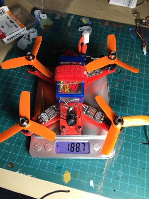 Qav135 Brushless MiniDrone under 250 gr | 3d print model