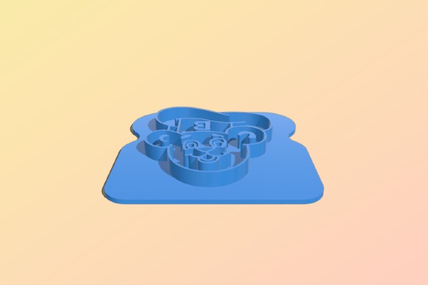 Osito Bimbo marcador de pan | 3d print model