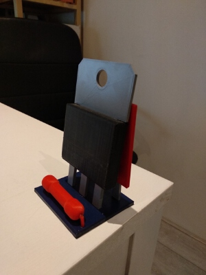 Nerdy Phone Stand | 3d print model
