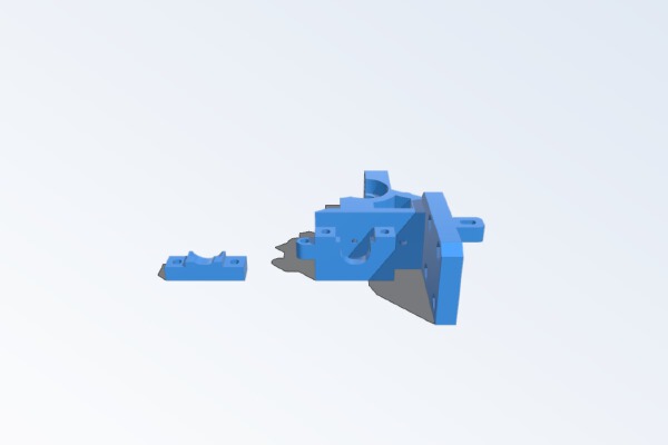 I3 rework extruder E3d v5 1.75mm | 3d print model