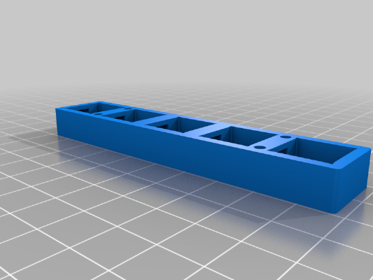 2 Key and 5 Key (modular) mechanical Keyboard _ mount | 3d print model