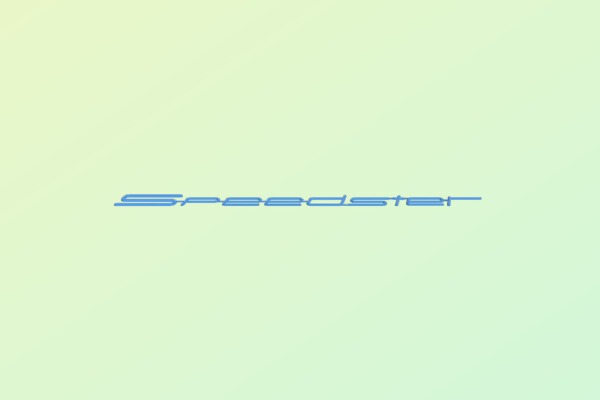 Porsche Speedster side badge | 3d print model